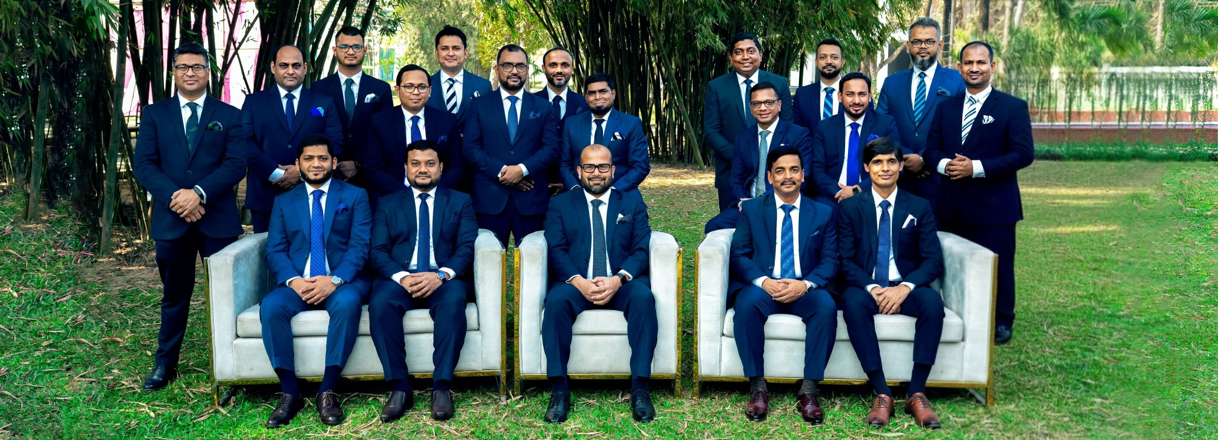 Group photo of the Bangladesh Finance management team